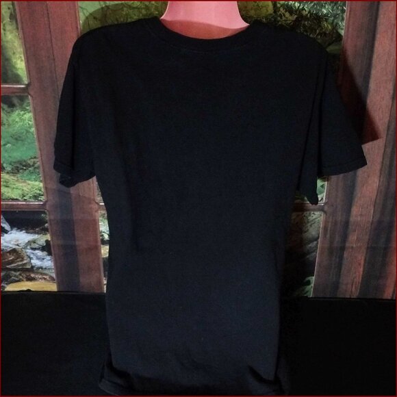 M- Mens  "Haters Gonna Hate" Abe Lincoln Black tee shirt - Picture 2 of 3